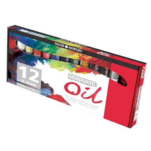 Daler Rowney Graduate Oil Set 12x22ml
