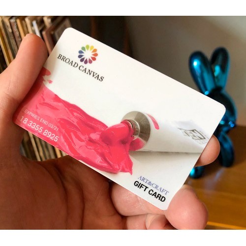 Broad Canvas Arts and Crafts Gift Card Broad Canvas Arts and Crafts Gift Card