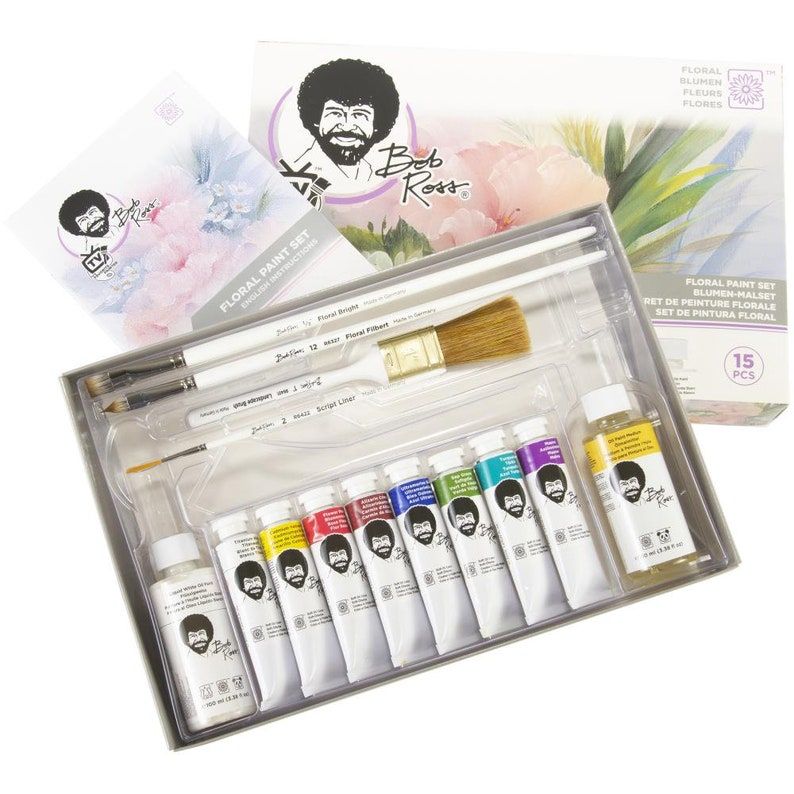 Bob Ross Floral Painting Set