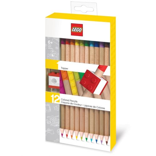 Lego 2.0  Color Pencil 12pcs with topper
