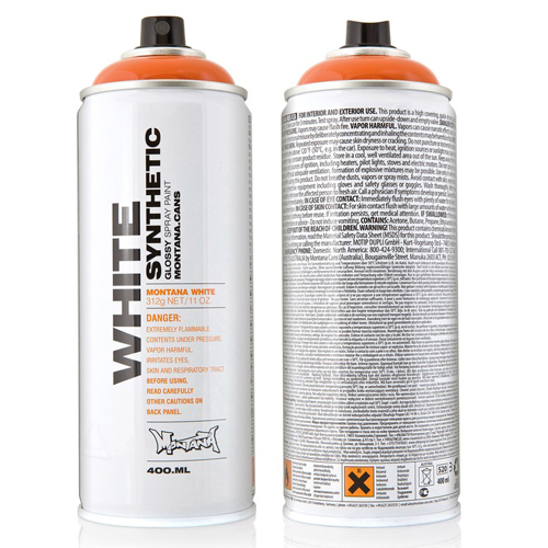 Montana White Spray Paint 400ml