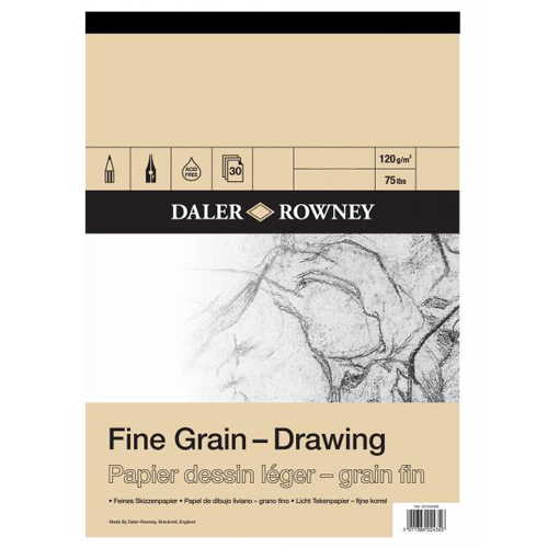 Daler Rowney Fine Grain Drawing Pad 120gsm