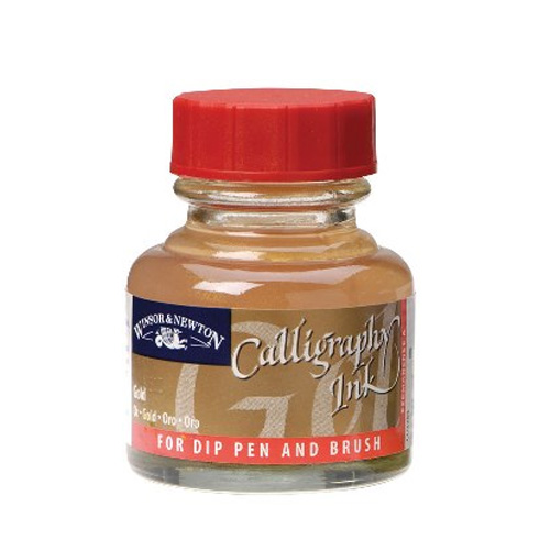 Winsor & Newton Dip Ink Calligraphy 30ml: Black