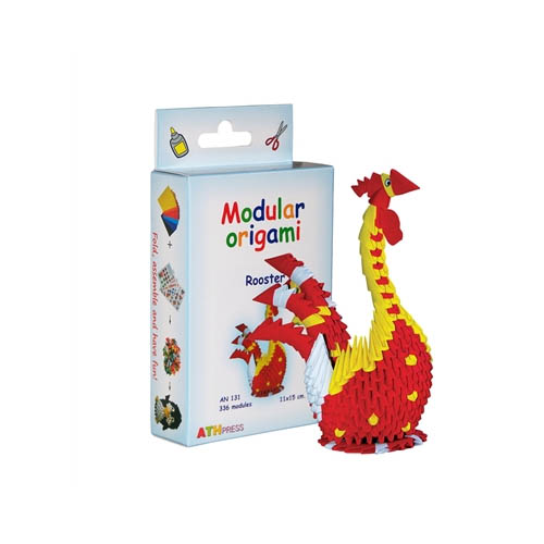 Modular Origami Rooster Kit