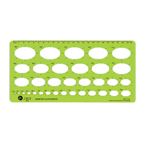 Template Isometric Elipse 225x155mm
