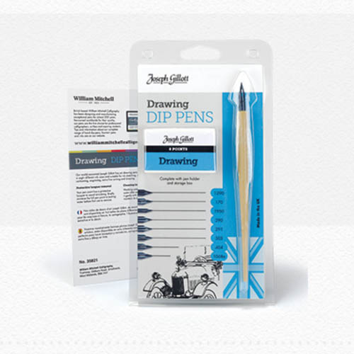 Joseph Gillot Drawing Dip Pen Set