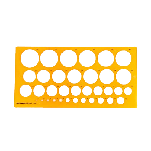 Tech Style Circle Template Large