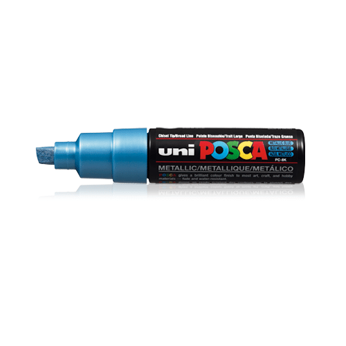 Posca PC- 8K Broad Chisel Tip: Black