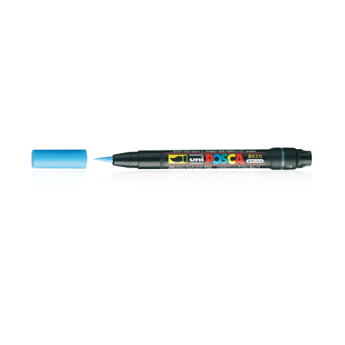 Posca PCF-350 Brush Tip: Black