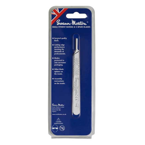 Swann Morton Handle and 5 10a Blades Set