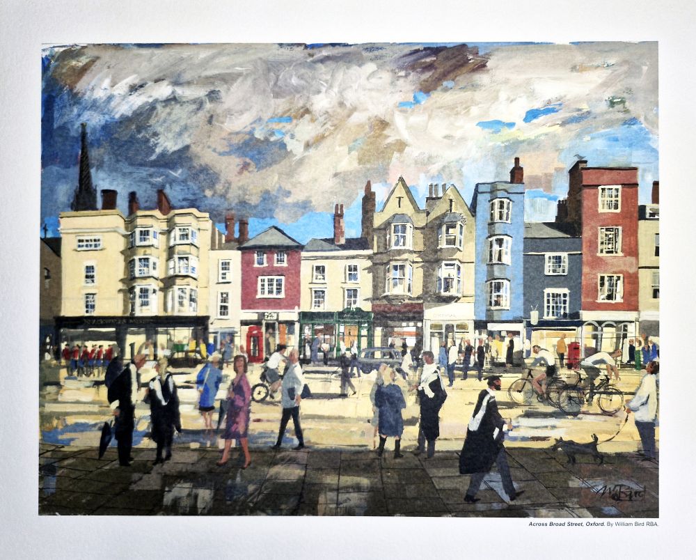 Bill Bird Framed Print Across Broad Street