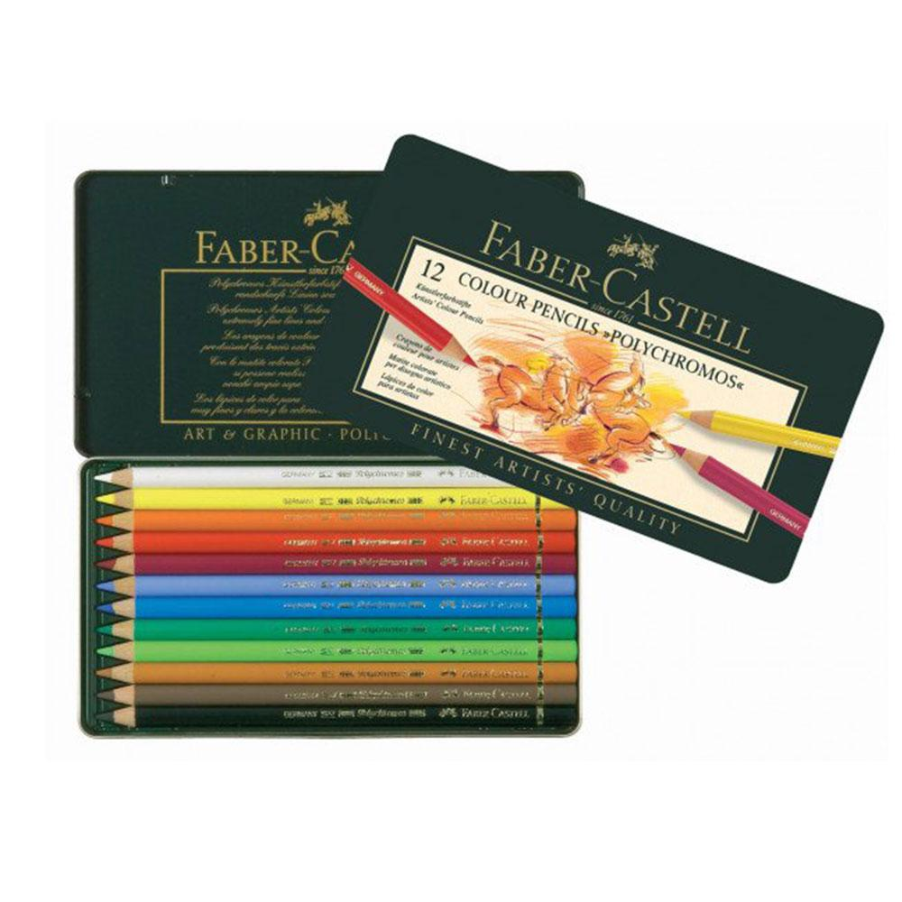 Polychromos Artists Pencils Tin 12