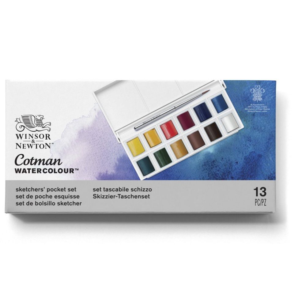 Winsor & Newton Cotman Watercolours Sketchers Pocket Box
