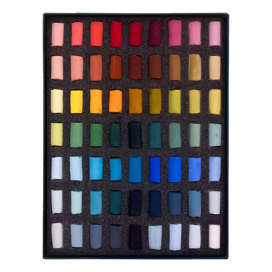 The colourful selection of Unison pastels in their