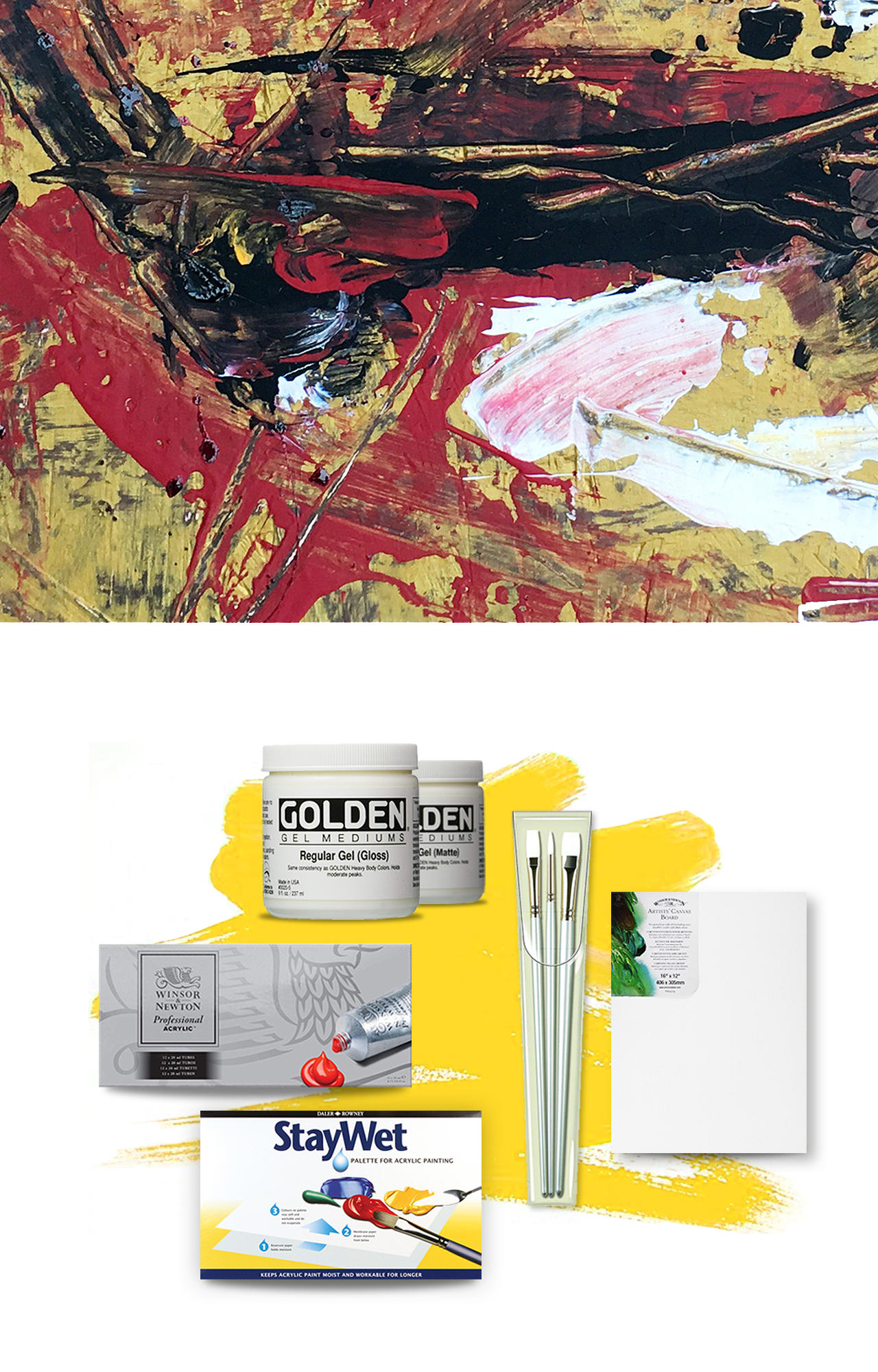 Finishing touch to your acrylic artwork
