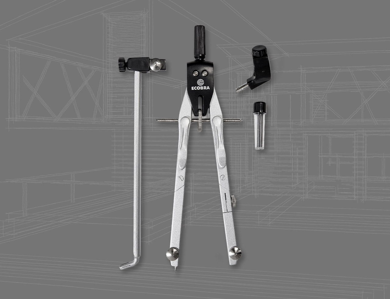 Ecobra Giant Bow Compass & L-Bar