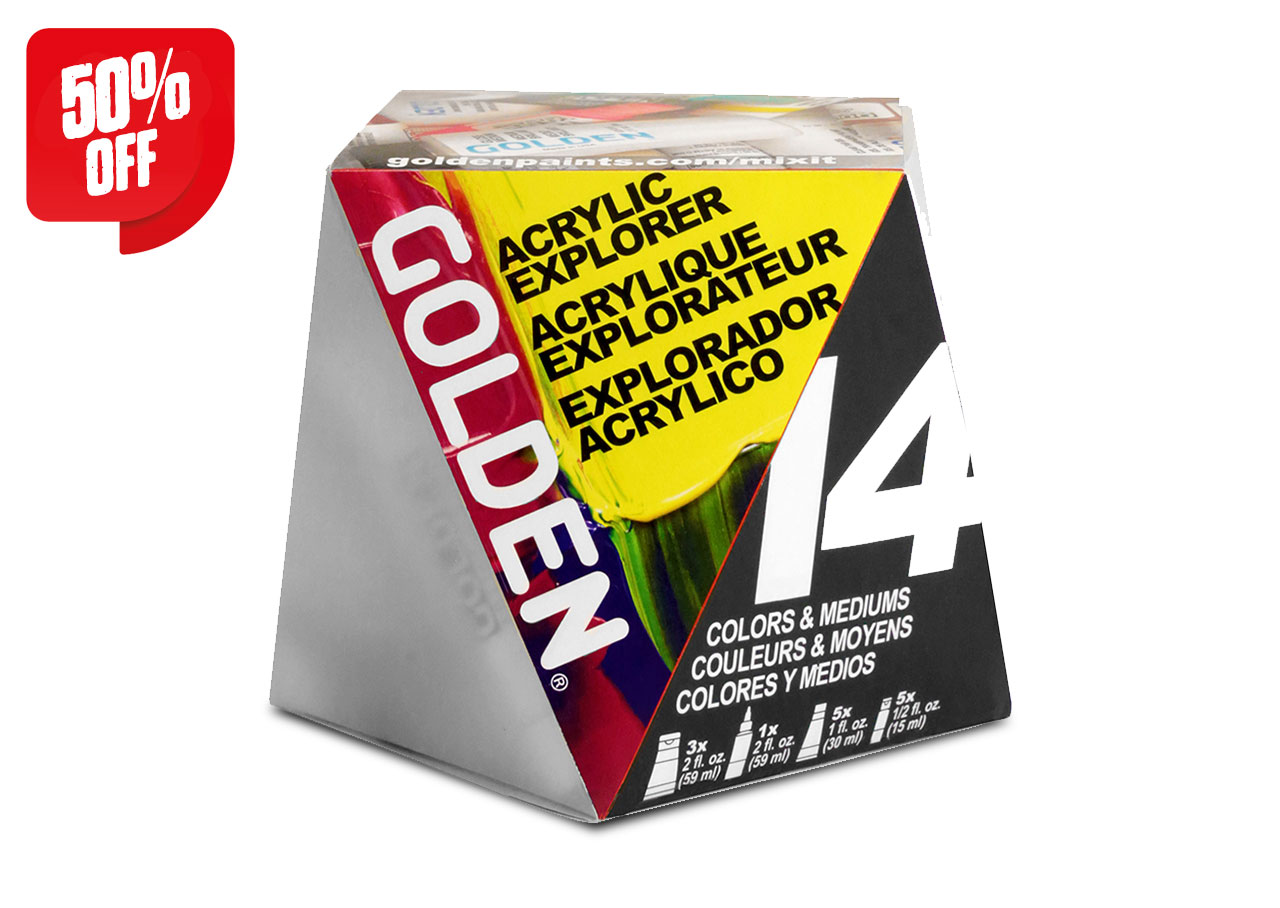 Golden A-Z Acrylic Explorer Set of 14